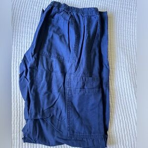 x-small women’s scrub bottoms - navy